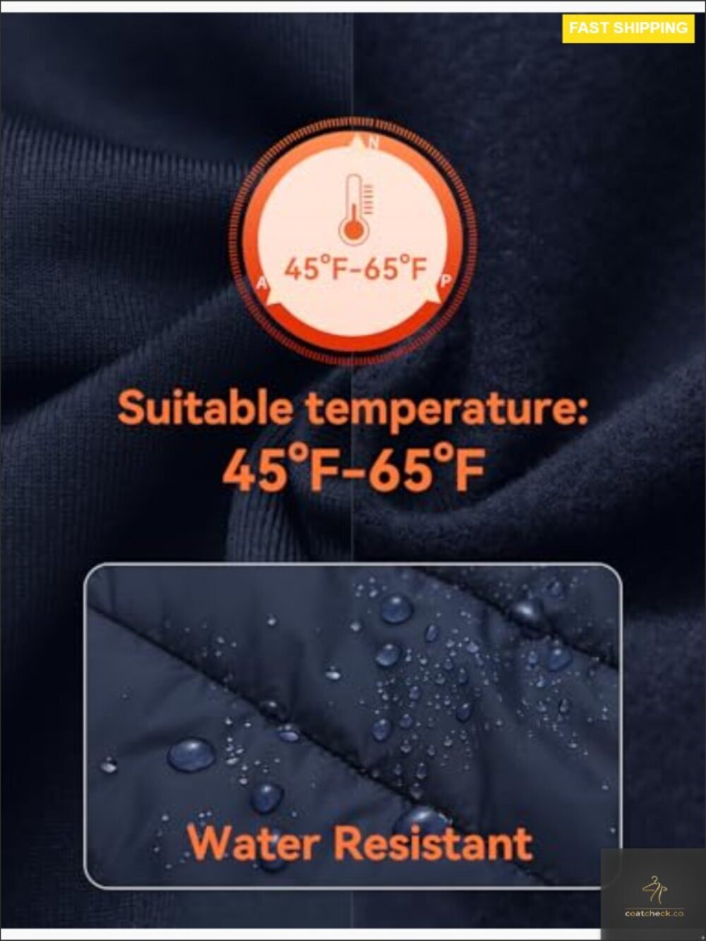 Women's Running Winter Jacket Hooded Lightweight Insulated Puffer Zip Pockets - Picture 3 of 6